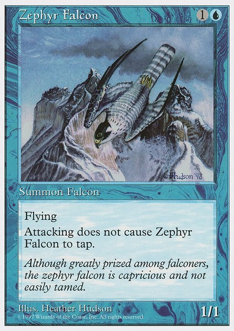Zephyr Falcon, Fifth Edition #137, Magic: The Gathering card