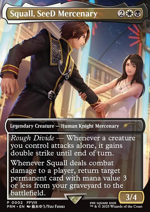 Squall, SeeD Mercenary, FIN Standard Showdown #2, Magic: The Gathering card