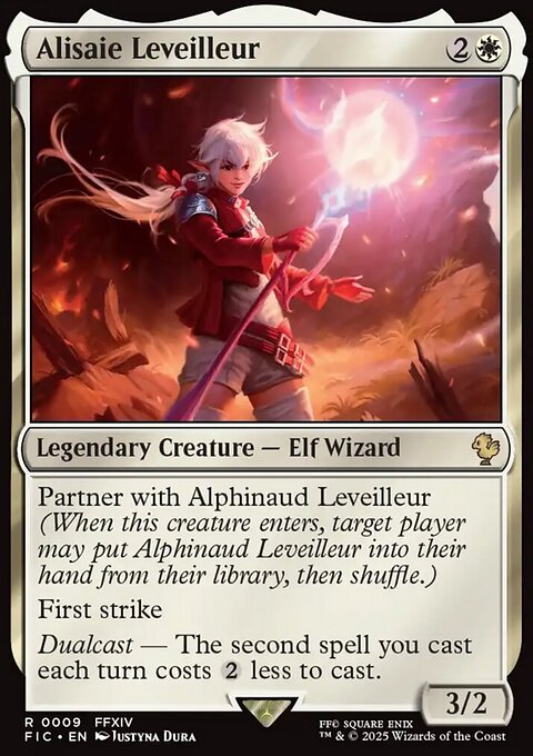 Alisaie Leveilleur, Final Fantasy Commander #9, Magic: The Gathering card