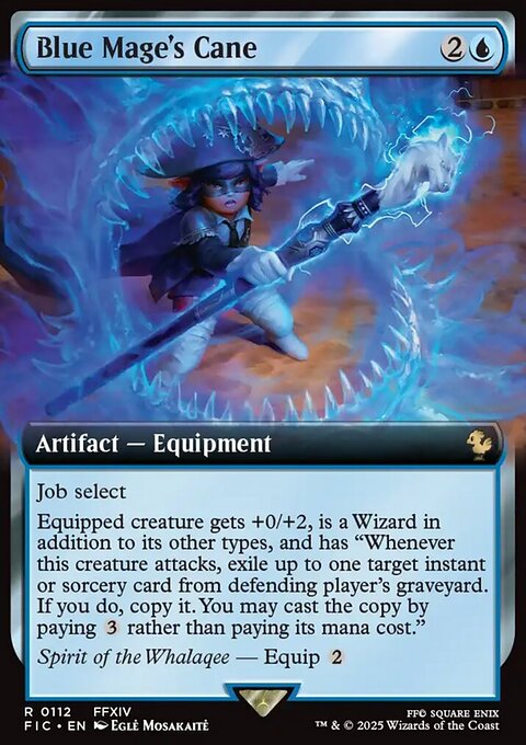Blue Mage's Cane, Final Fantasy Commander #112, Magic: The Gathering card
