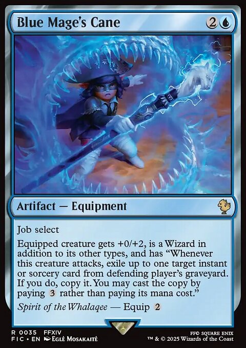 Blue Mage's Cane, Final Fantasy Commander #35, Magic: The Gathering card
