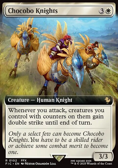 Chocobo Knights, Final Fantasy Commander #102, Magic: The Gathering card