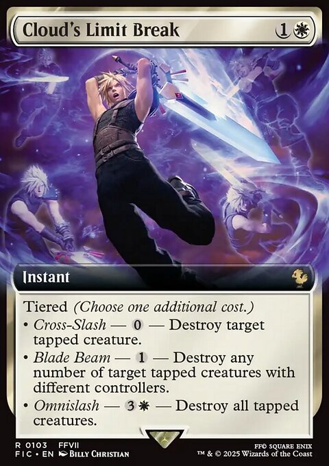 Cloud's Limit Break, Final Fantasy Commander #103, Magic: The Gathering card