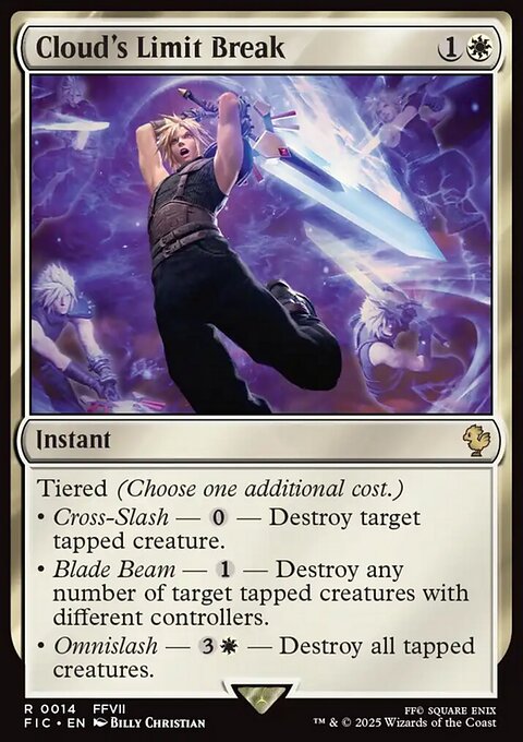 Cloud's Limit Break, Final Fantasy Commander #14, Magic: The Gathering card