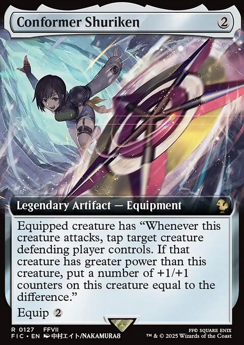 Conformer Shuriken, Final Fantasy Commander #127, Magic: The Gathering card