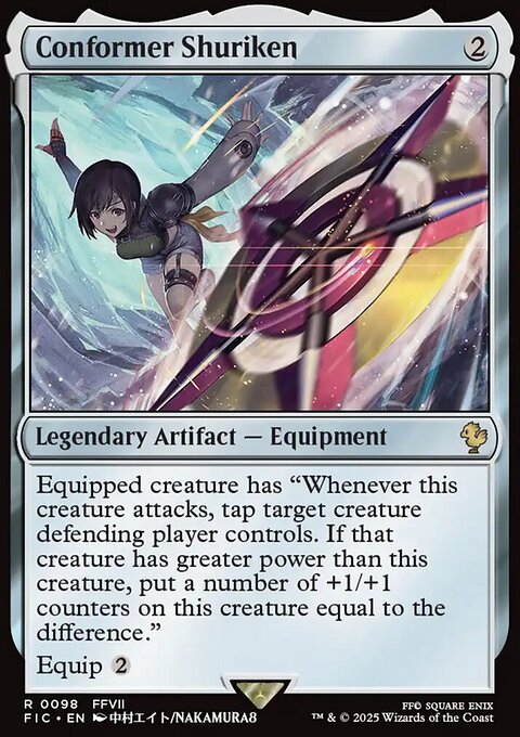 Conformer Shuriken, Final Fantasy Commander #98, Magic: The Gathering card