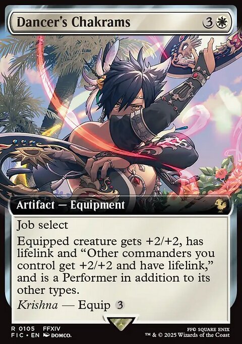 Dancer's Chakrams, Final Fantasy Commander #105, Magic: The Gathering card