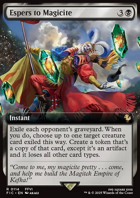 Espers to Magicite, Final Fantasy Commander #114, Magic: The Gathering card