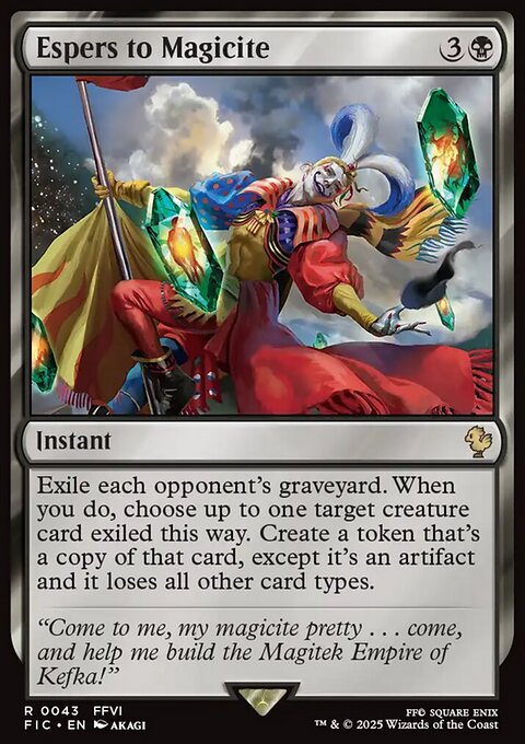 Espers to Magicite, Final Fantasy Commander #43, Magic: The Gathering card
