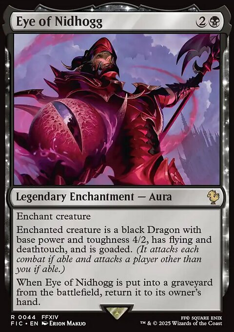 Eye of Nidhogg, Final Fantasy Commander #44, Magic: The Gathering card
