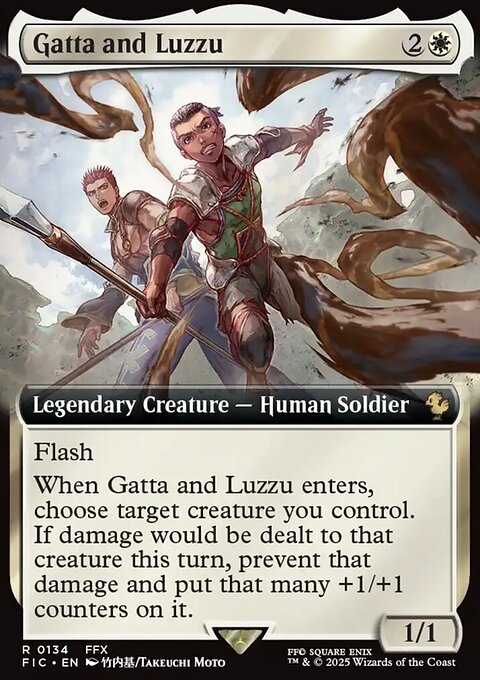 Gatta and Luzzu, Final Fantasy Commander #134, Magic: The Gathering card