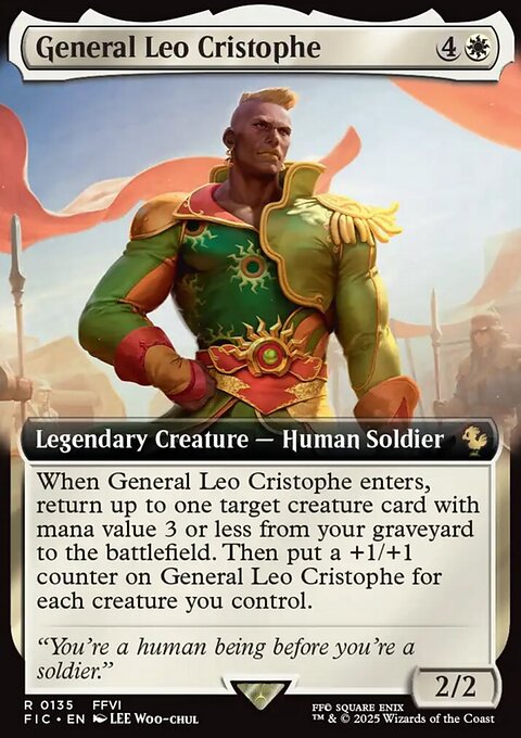 General Leo Cristophe, Final Fantasy Commander #135, Magic: The Gathering card