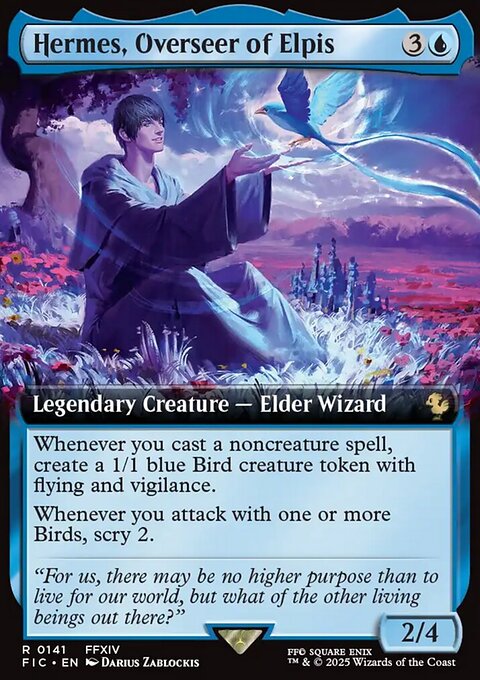 Hermes, Overseer of Elpis, Final Fantasy Commander #141, Magic: The Gathering card