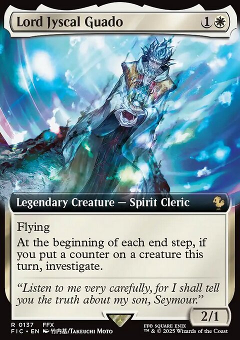 Lord Jyscal Guado, Final Fantasy Commander #137, Magic: The Gathering card