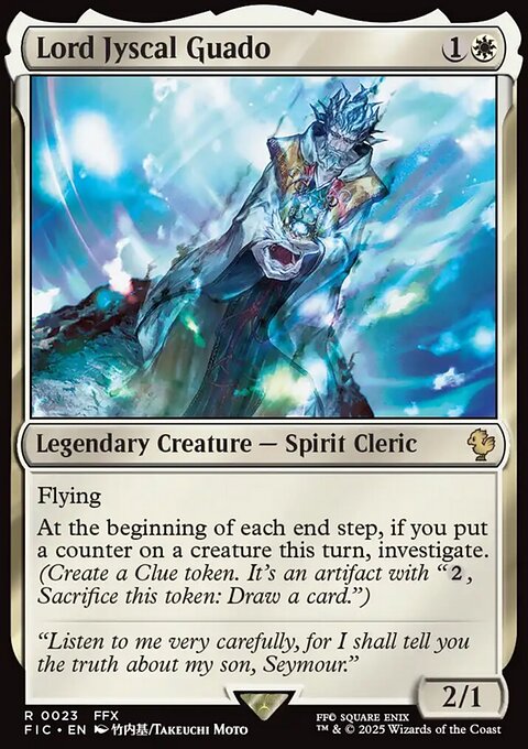 Lord Jyscal Guado, Final Fantasy Commander #23, Magic: The Gathering card