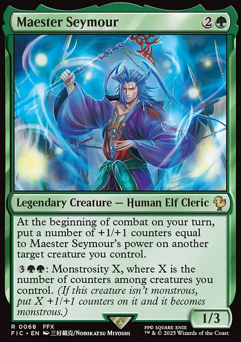 Maester Seymour, Final Fantasy Commander #68, Magic: The Gathering card