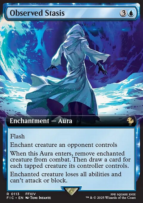Observed Stasis, Final Fantasy Commander #113, Magic: The Gathering card