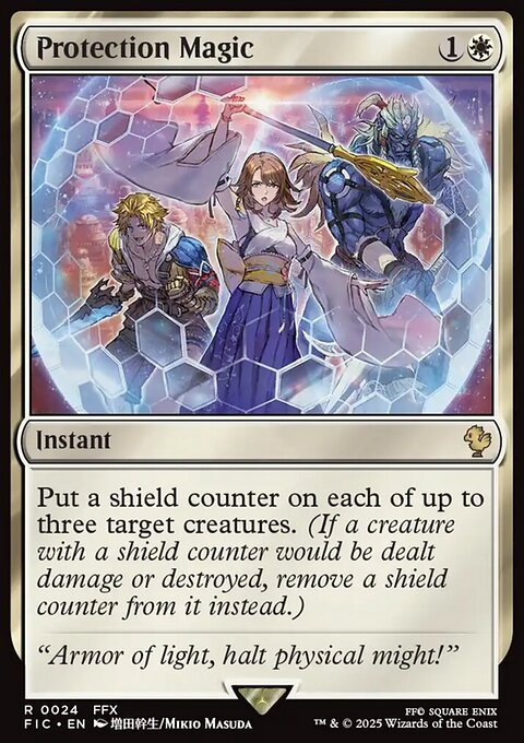 Protection Magic, Final Fantasy Commander #24, Magic: The Gathering card