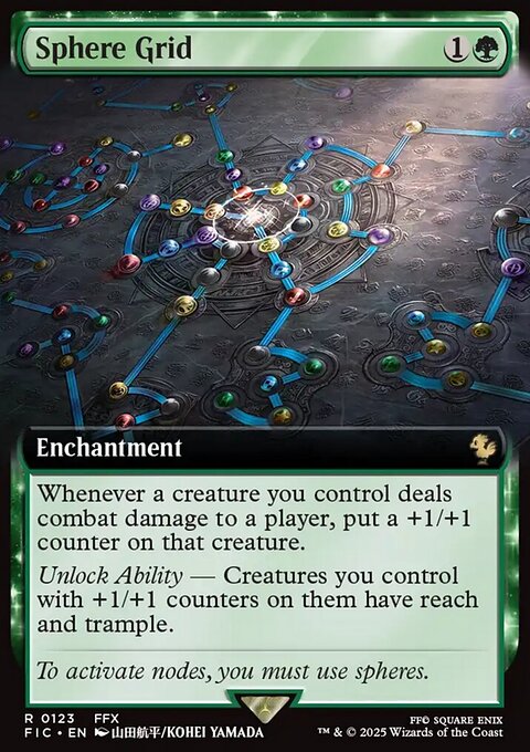 Sphere Grid, Final Fantasy Commander #123, Magic: The Gathering card