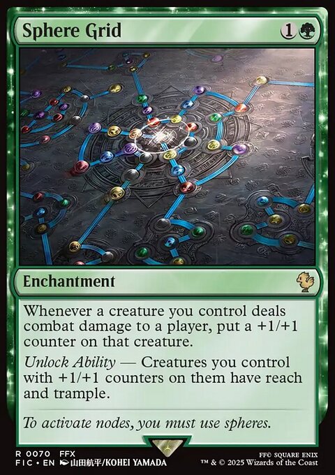 Sphere Grid, Final Fantasy Commander #70, Magic: The Gathering card