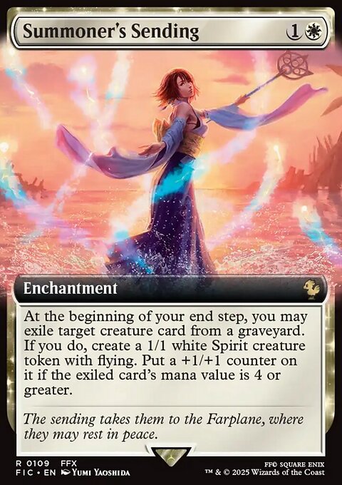 Summoner's Sending, Final Fantasy Commander #109, Magic: The Gathering card