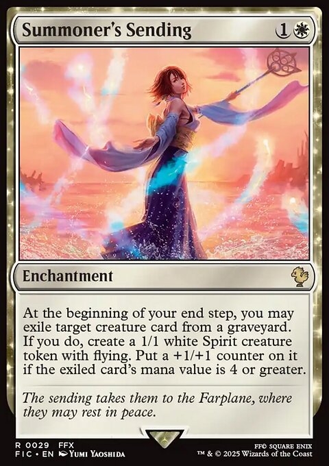 Summoner's Sending, Final Fantasy Commander #29, Magic: The Gathering card