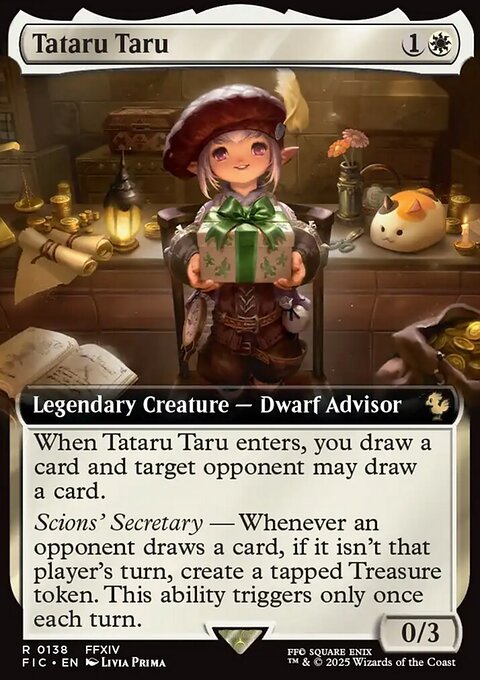 Tataru Taru, Final Fantasy Commander #138, Magic: The Gathering card