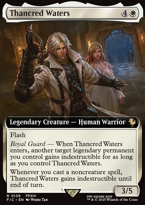 Thancred Waters, Final Fantasy Commander #139, Magic: The Gathering card