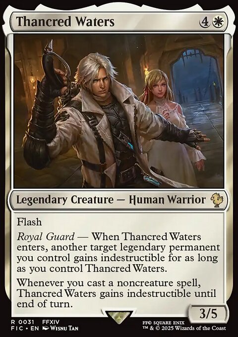 Thancred Waters, Final Fantasy Commander #31, Magic: The Gathering card