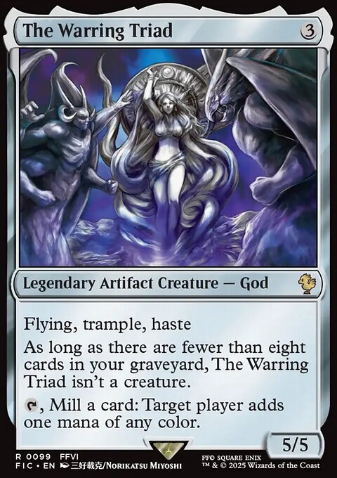 The Warring Triad, Final Fantasy Commander #99, Magic: The Gathering card