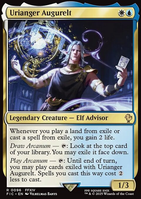 Urianger Augurelt, Final Fantasy Commander #96, Magic: The Gathering card
