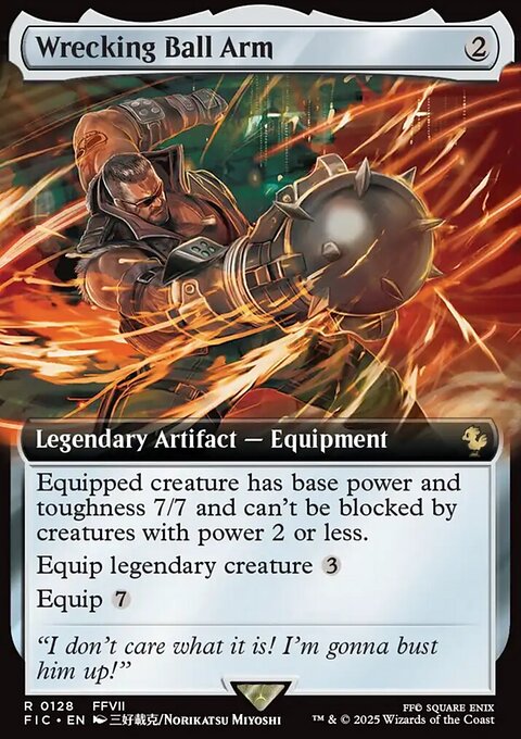 Wrecking Ball Arm, Final Fantasy Commander #128, Magic: The Gathering card