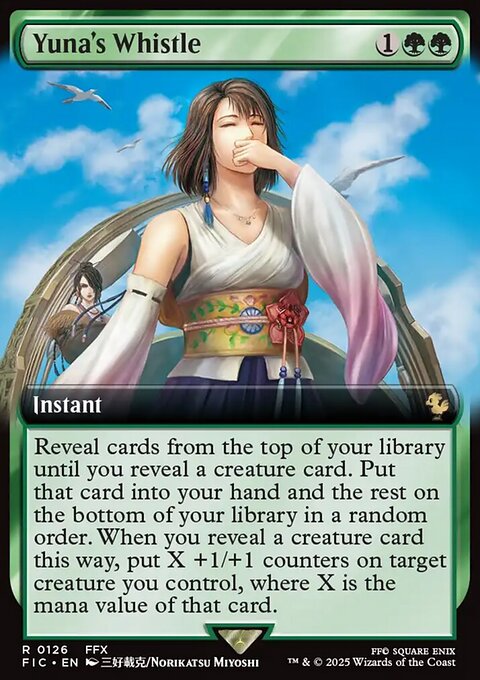 Yuna's Whistle, Final Fantasy Commander #126, Magic: The Gathering card