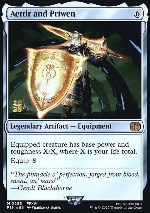 Aettir and Priwen, Final Fantasy Promos #253s, Magic: The Gathering card