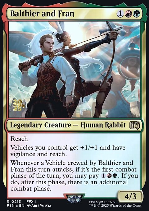 Balthier and Fran, Final Fantasy Promos #213s, Magic: The Gathering card