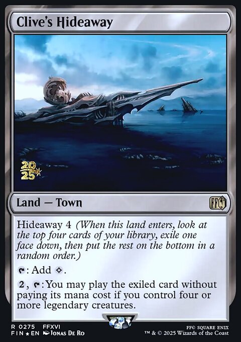 Clive's Hideaway, Final Fantasy Promos #275s, Magic: The Gathering card