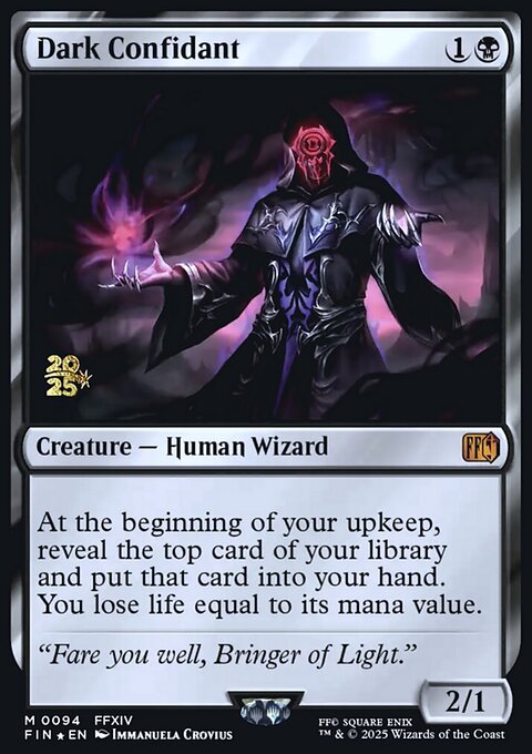 Dark Confidant, Final Fantasy Promos #94s, Magic: The Gathering card