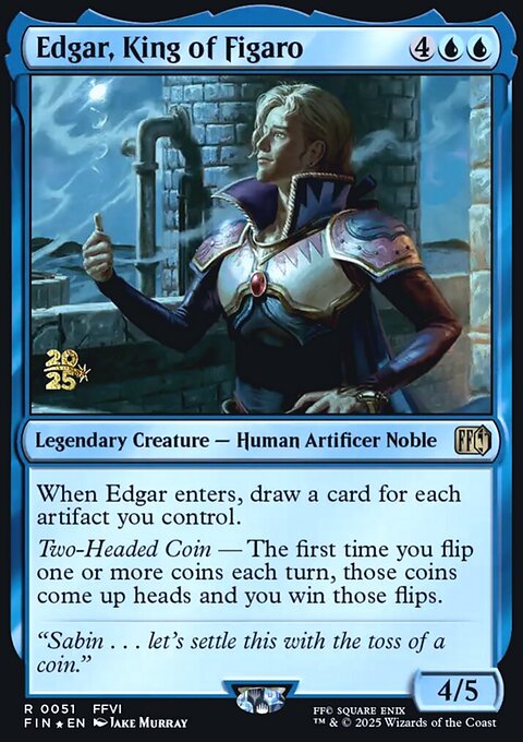 Edgar, King of Figaro, Final Fantasy Promos #51s, Magic: The Gathering card