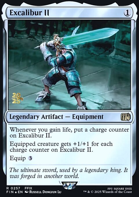Excalibur II, Final Fantasy Promos #257s, Magic: The Gathering card
