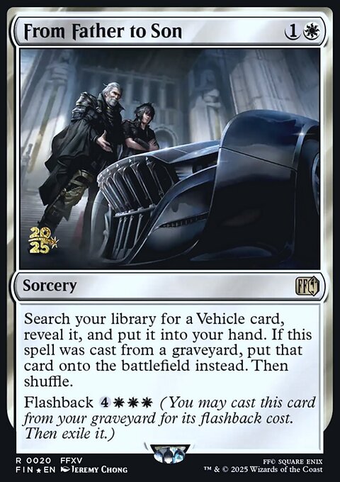 From Father to Son, Final Fantasy Promos #20s, Magic: The Gathering card