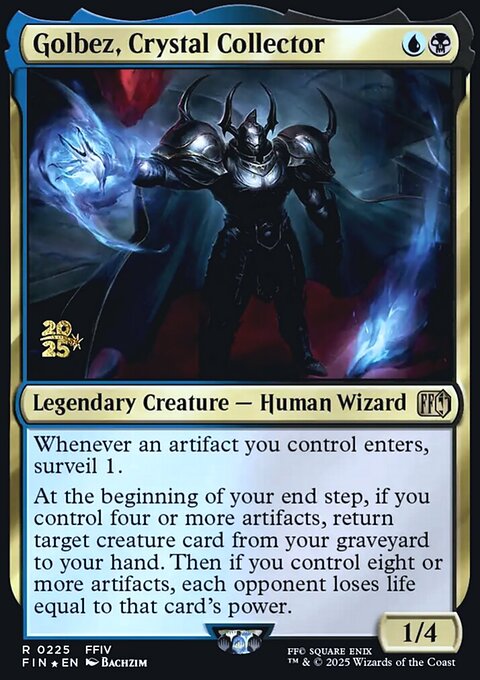 Golbez, Crystal Collector, Final Fantasy Promos #225s, Magic: The Gathering card