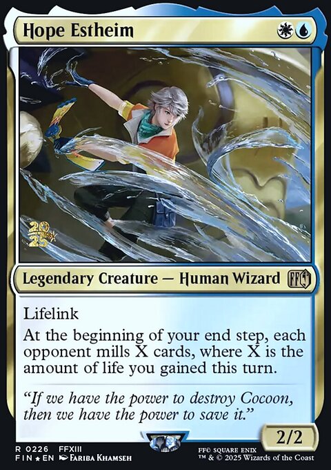 Hope Estheim, Final Fantasy Promos #226s, Magic: The Gathering card