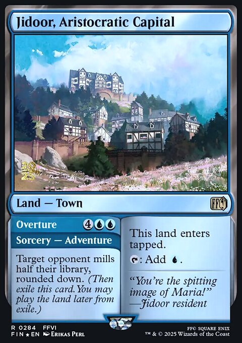 Jidoor, Aristocratic Capital // Overture, Final Fantasy Promos #284s, Magic: The Gathering card