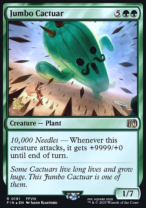 Jumbo Cactuar, Final Fantasy Promos #191s, Magic: The Gathering card