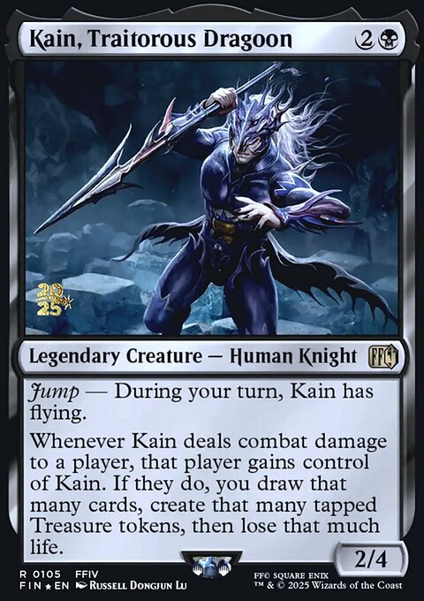 Kain, Traitorous Dragoon, Final Fantasy Promos #105s, Magic: The Gathering card