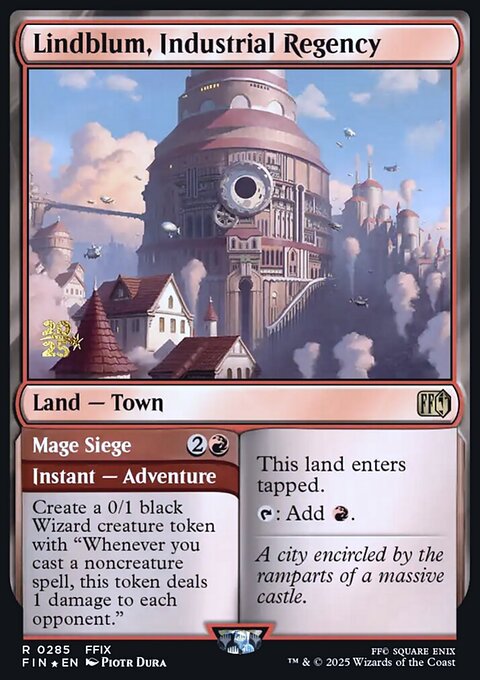 Lindblum, Industrial Regency // Mage Siege, Final Fantasy Promos #285s, Magic: The Gathering card