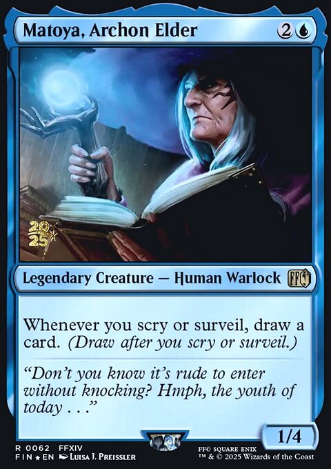Matoya, Archon Elder, Final Fantasy Promos #62s, Magic: The Gathering card