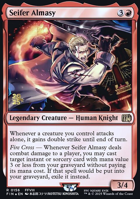 Seifer Almasy, Final Fantasy Promos #156s, Magic: The Gathering card