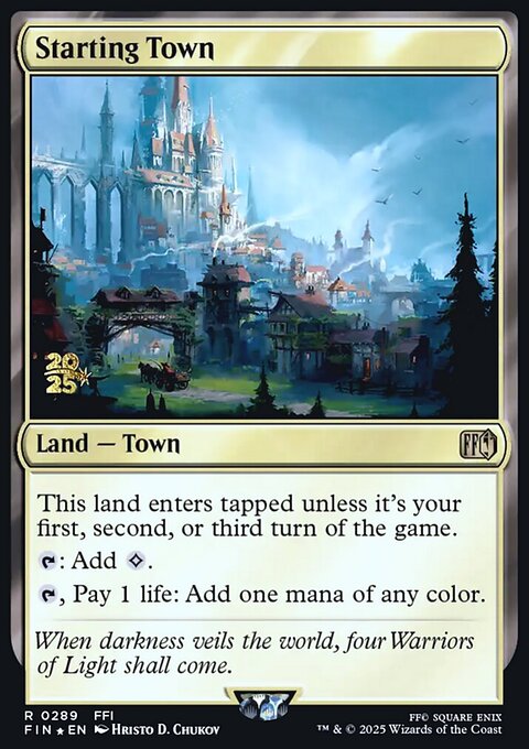 Starting Town, Final Fantasy Promos #289s, Magic: The Gathering card