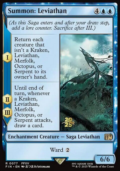 Summon: Leviathan, Final Fantasy Promos #77s, Magic: The Gathering card